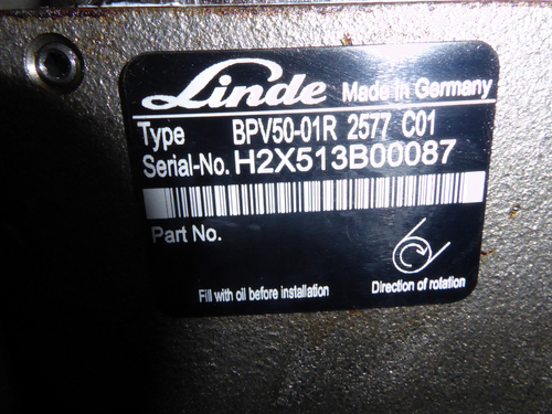 Pompa idraulica Linde BPV50 - 01R 2577 C01