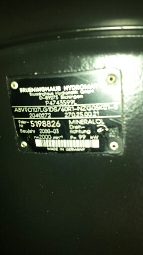 Pompa idraulica Bosch Rexroth A8VTO107-LG1D560R1
