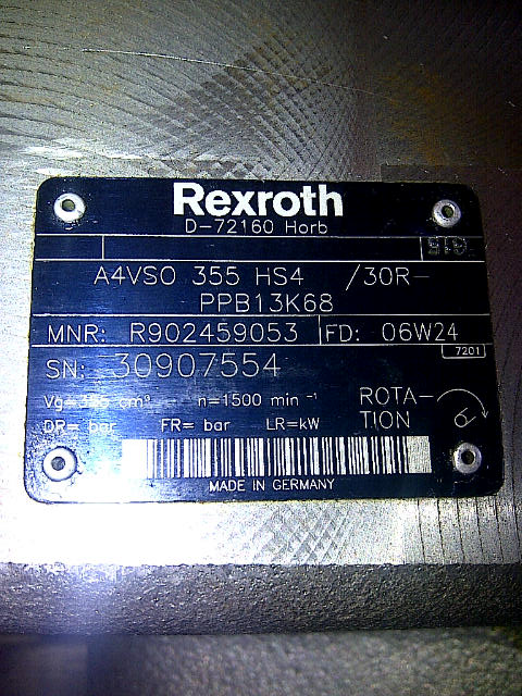 Pompa Bosch Rexroth A4VS0 355 HS4/30R-PPB13K68